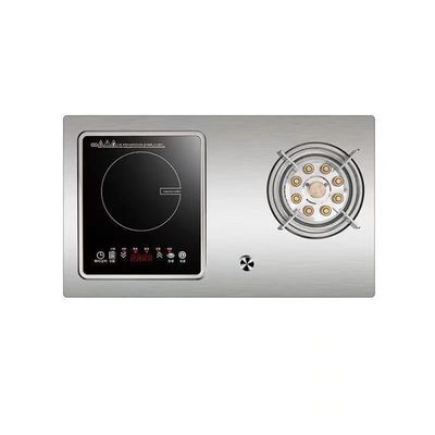 Caixa de proteção termoelétrica para fogão a gás de vidro de serigrafia temperada na cozinha