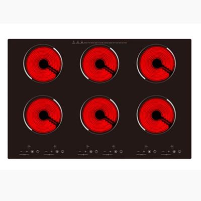 Cozinha de indução elétrica de cozinha de cerâmica lisa 2200W para panela quente e cozinha radiante