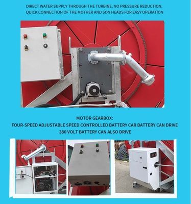 Máquina de rolamento de mangueira de 11 kW para irrigação doméstica