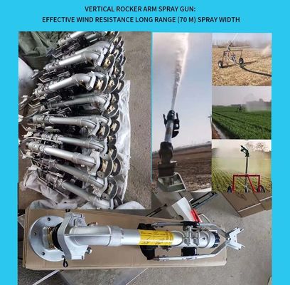 11kw Agricultura Equipamentos de irrigação de terras Sprinkler Spray Hose Reel Irrigation Machine