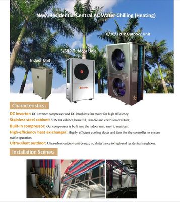 16KW 18KW 20KW 22KW Air to Water Heat Pump with Inverter Compressor