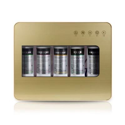 Purificador de água por osmose reversa de 6 estágios Filtro de água RO branco Capacidade 75GPD