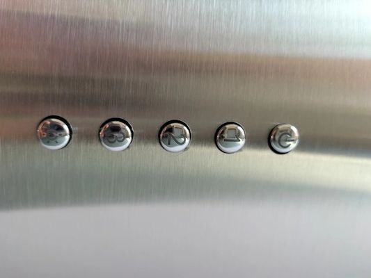 Moderno Prata e Ouro Grande Sucção Chaminé Cozinha Capuz Para Cozinha Cor Dourada