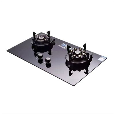 Forno duplo doméstico de nove fogões com gás natural incorporado e petróleo liquefeito