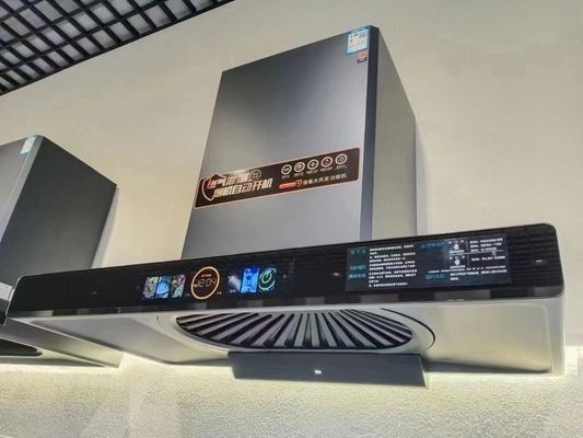 Cobertura de fogão de aço inoxidável com motor de cobre e limpeza automática