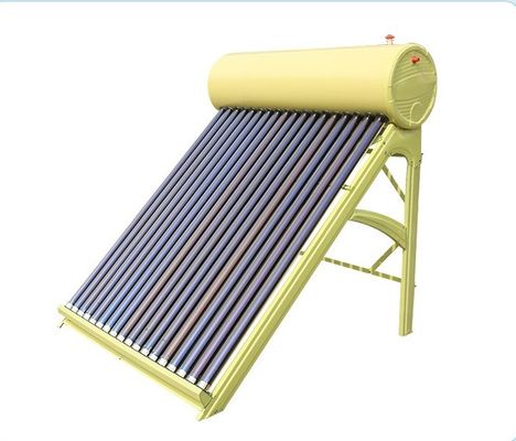 100L Compacto Não Pressão aquecedor de água solar com material de acero inoxidável