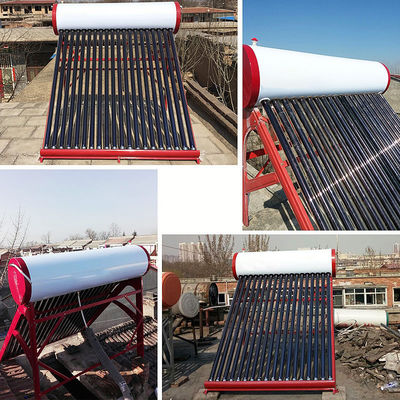 Aquecedor de água solar sob pressão de aquecimento rápido e durável com borocilicato 3.3 Tubos de vidro