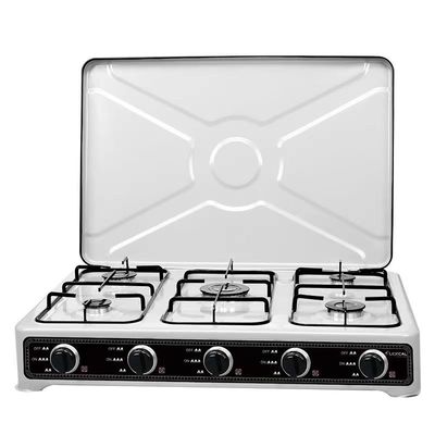 Caixa protetora vidro temperado 5 queimador fogão a gás fogão para aparelho de cozinha de cozinha
