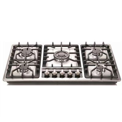 Caixa protetora vidro temperado 5 queimador fogão a gás fogão para aparelho de cozinha de cozinha