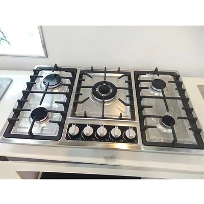 Caixa protetora vidro temperado 5 queimador fogão a gás fogão para aparelho de cozinha de cozinha