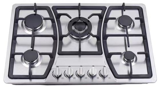 Caixa protetora vidro temperado 5 queimador fogão a gás fogão para aparelho de cozinha de cozinha
