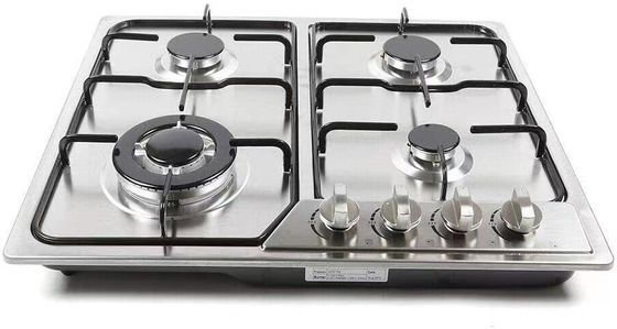 Aparelhos de cozinha Forno a gás de mesa com 4 queimadores e superfície cerâmica/vidro