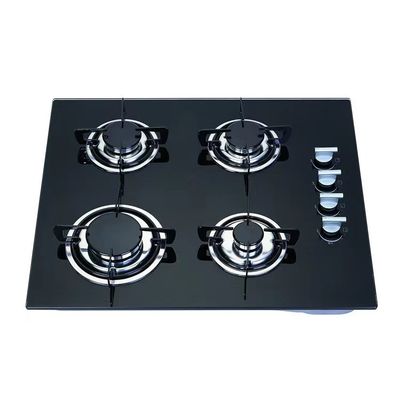 Culinária de vidro temperado 60cm Radiante Coil Burner Electric Cooktop com Dual-cooker Cooktop