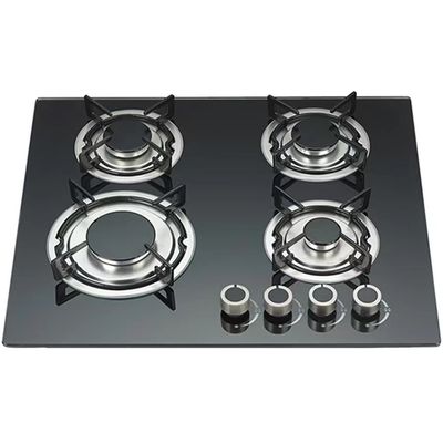 Culinária de vidro temperado 60cm Radiante Coil Burner Electric Cooktop com Dual-cooker Cooktop