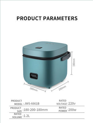Copo de medição Cozinha de arroz antiaderente 1.8L/2.2L/2.8L Fonte de energia elétrica CE/CB/RoHs
