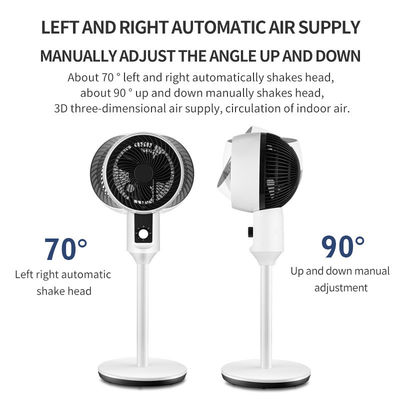 Tecnologia Turbo Mute Ventilador de circulação de ar doméstico elétrico para instalação em pedestal