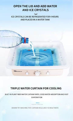 Ventilador de refrigeração industrial comercial para ar condicionado portátil em quartos