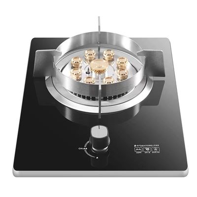 Acessórios de cozinha domésticos 1 fogão a gás de vidro temperado com ignição automática de piezo