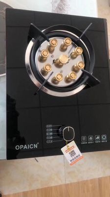 Acessórios de cozinha domésticos 1 fogão a gás de vidro temperado com ignição automática de piezo