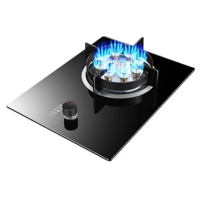 Acessórios de cozinha domésticos 1 fogão a gás de vidro temperado com ignição automática de piezo