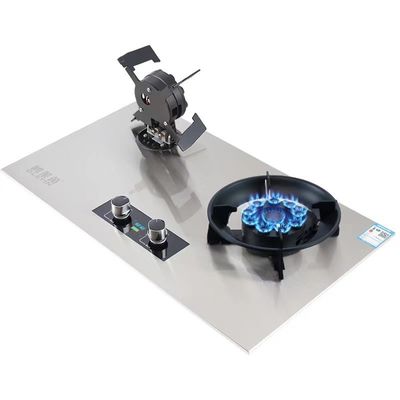 Aparelho de cozinha de cozinha de cozinha Tengao Mesa de borda de metal Top Knob Botão Gás natural / fogão a gás de queimador duplo