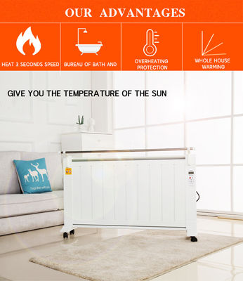 Fique aquecido no seu jardim 500W aquecedor elétrico de parede para poupança de energia no inverno