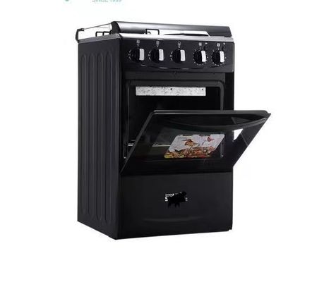 Furnotel Aço inoxidável 4 queimador fogão a gás com forno de cozinha dupla