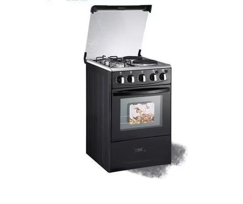 Furnotel Aço inoxidável 4 queimador fogão a gás com forno de cozinha dupla