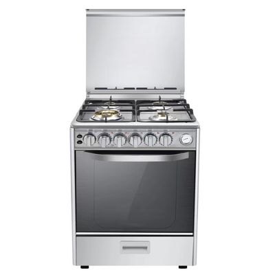 Furnotel Aço inoxidável 4 queimador fogão a gás com forno de cozinha dupla