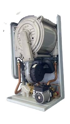 Aquecimento doméstico 20KW 24KW Mini caldeira combinada a gás com 2 trocadores de calor montados na parede