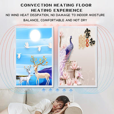 Método de aquecimento de espaço radiante Parede Elétrica Far Infrared Carbon Crystal Panel Heater