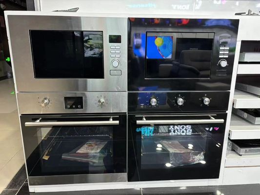Família Forno elétrico de aço inoxidável grande capacidade Controle de temporizador mecânico OEM único