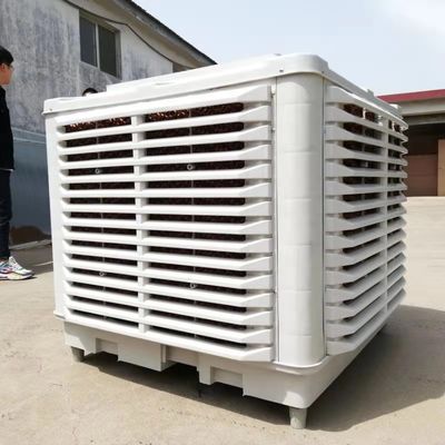 1.1KW 18000m3h Refrigerador de ar de arrefecimento por evaporação em pântano para ar condicionado industrial