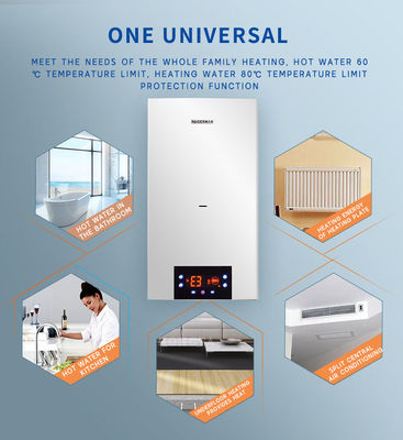 Molde Privado Sim Household Wall Mounted Gas Combi Boiler App-Controlled LCD Display