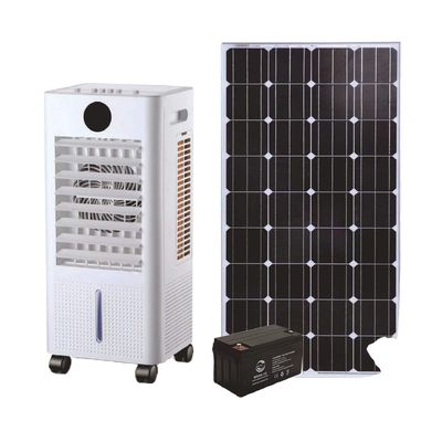 Ventilador solar portátil de 12V/24V com ar condicionado evaporativo 515*350*915mm