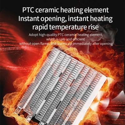 500W PTC Cerâmica Ventilador Elétrico Portátil Smart Personal Mini Retro aquecedor de espaço com CE