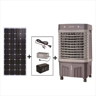 Ventilador de refrigeração de carregamento solar DC Perfeito para refrigeração e circulação de ar ao ar livre