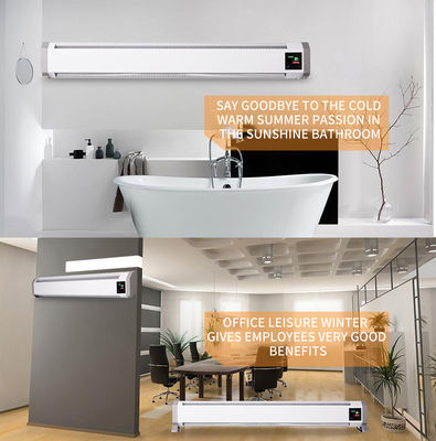 2000W aquecedor de painel de cristal de carbono branco infravermelho para sala de estar RV aquecedor de banheiro