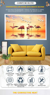 220V-240V/50Hz Imagem elétrica montada na parede IR Painéis de aquecimento de pintura personalizados