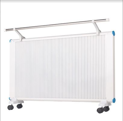 Painel de aquecimento de infravermelho de cristal de carbono branco montado na parede com função à prova d'água