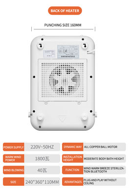 Ventilador elétrico de 110-220 V branco, com ar quente, recarregável, mini aquecedores de quarto portáteis