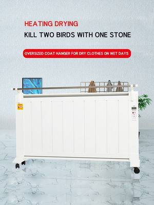 1800W aquecedor elétrico doméstico de calor de cristal de carbono convecção de parede montado radiador