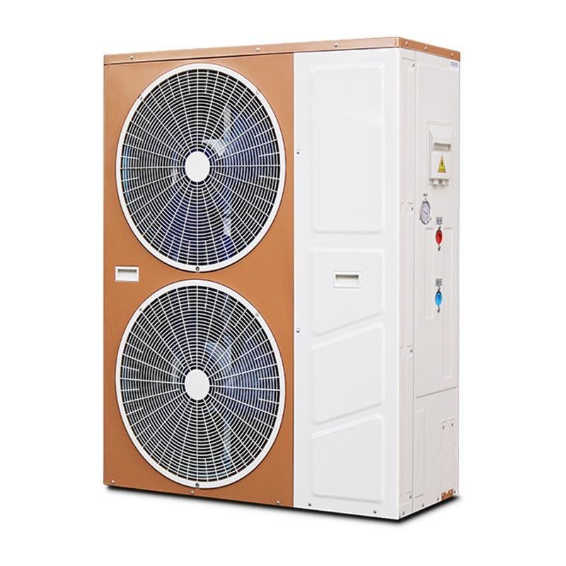 Bomba de calor de fonte de ar para água de inversor de corrente contínua para uso doméstico com trocador de calor de tubo na concha