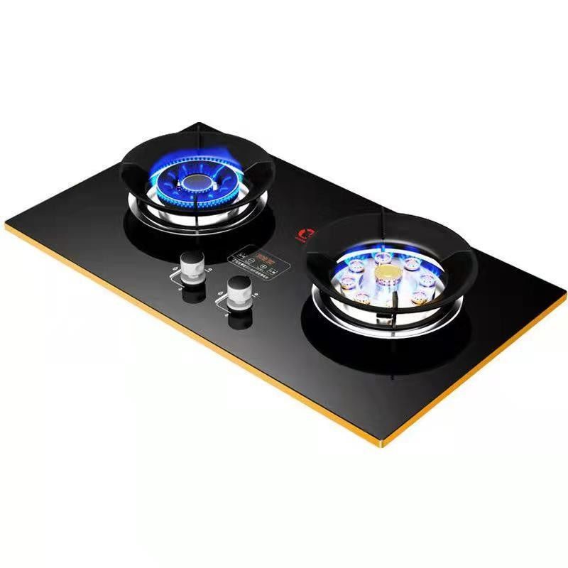 Desktop Embedded 2 Burner Gas Stove Personalizado para instalação eletrônica solar