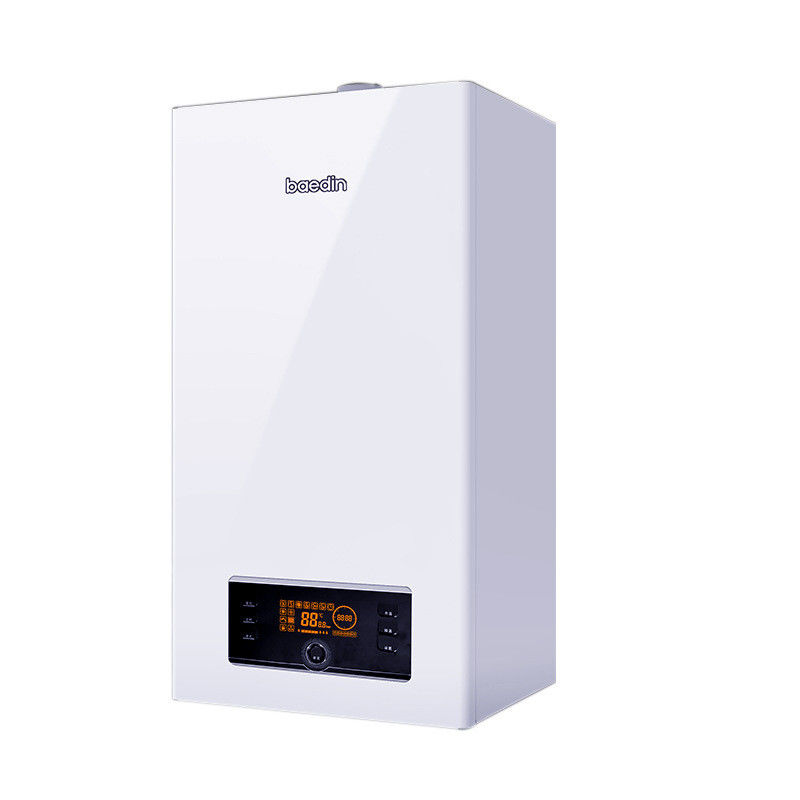 Aquecimento doméstico 20KW 24KW Mini caldeira combinada a gás com 2 trocadores de calor montados na parede